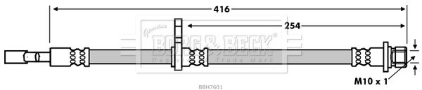 BORG & BECK stabdžių žarnelė BBH7601